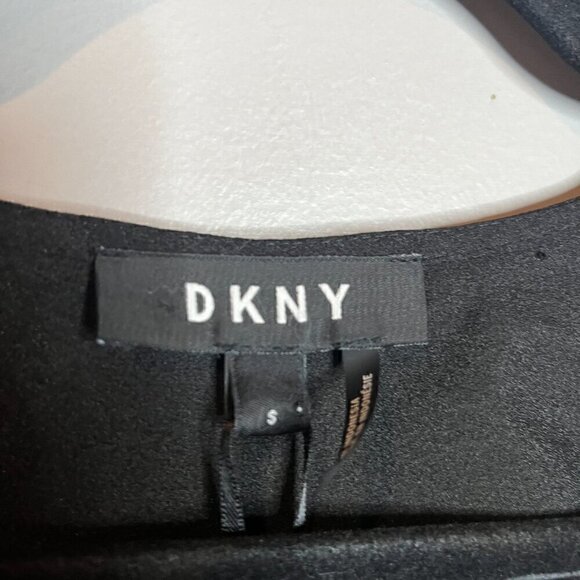 NWT DKNY leopard print faux wrap blouse - Picture 3 of 6